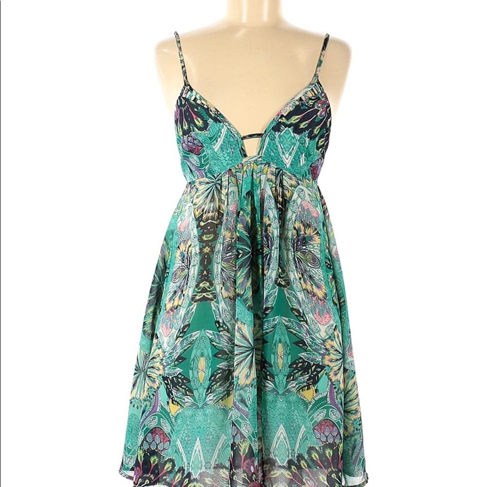 Millau Floral Strappy Babydoll Dress - Picture 3 of 6